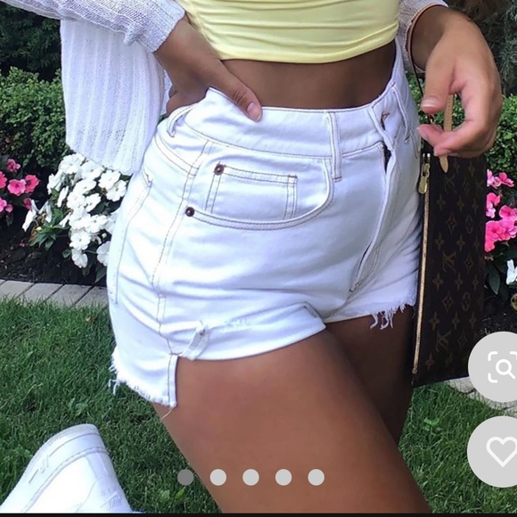 non stretch high waisted jean short size 30 - Picture 3 of 6